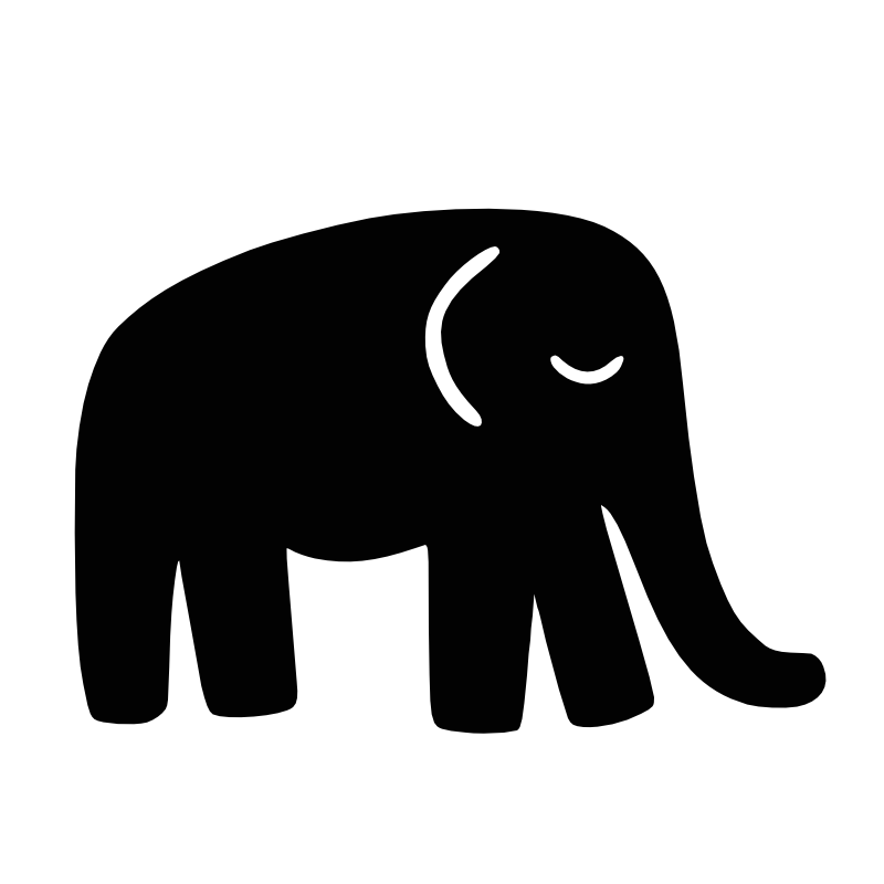 Sleepy elephant